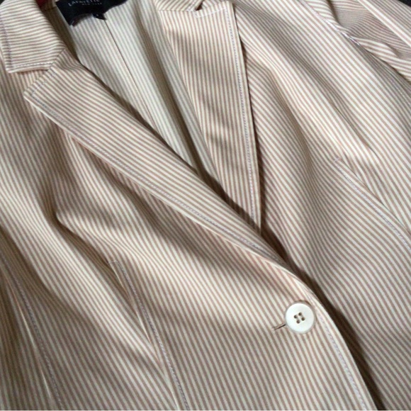Lafayette 148 Boston stripe Blazer, size 8 - Picture 9 of 12